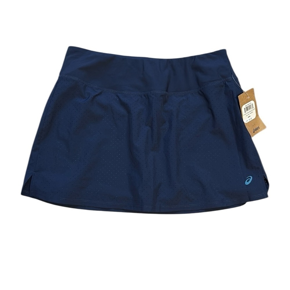 Asics Women's Perforated Skort Navy & Turquoise Size M New